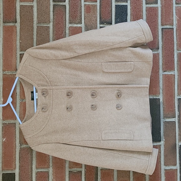 SOLD NWT J. Crew Pea Coat - Picture 2 of 5